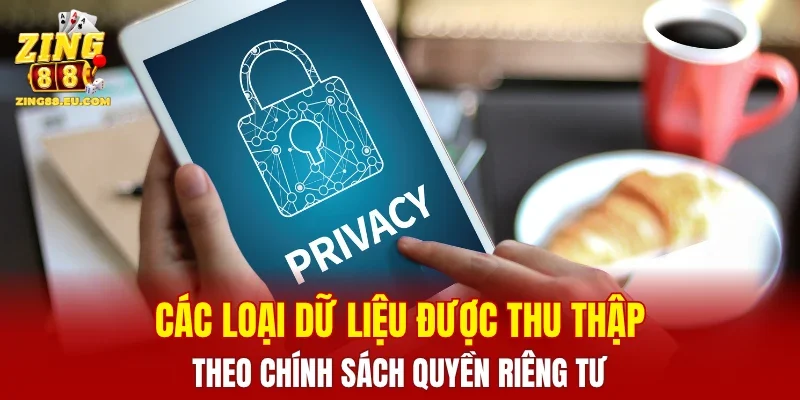 Các loại dữ liệu được thu thập theo chính sách quyền riêng tư
