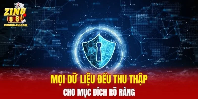 Mọi dữ liệu đều thu thập cho mục đích rõ ràng